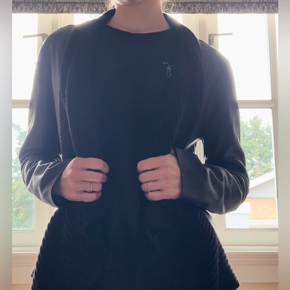 Black Faux Leather Jacket - Picture 5 of 5